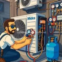 نصاب اسپیلت تعمیرکار کولر وسرویس کار کولرپنجره ای
