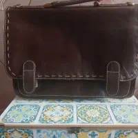 کیف اداری چرم گاومیش اکبند