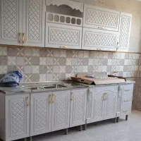 کابین فلز × چوبی|آب‌چکان و نظم‌دهنده ظروف|قم, شاه ابراهیم|دیوار