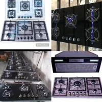 هود صفحه لمسی گاز صفحه شیشه ای و استیل پارس قاسمی|اجاق گاز و لوازم برقی پخت‌وپز|زابل, |دیوار