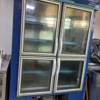 فریزر ایستاده و میزکاری و یخچال ایستاده