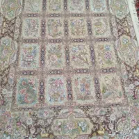 قالیچه گلستان هاشیه شکلاتی