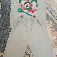 دودست لباس بچه گانه نخ پنبه آکبند سایز ۶ تا ۷ سال‌