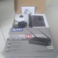 مودم  adsl وایرلس zyxel دو آنتنه|مودم و تجهیزات شبکه|سنندج, |دیوار