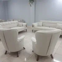 حراج مبل راحتی ۸ نفره با پارچه کاپریس(نو)|مبلمان خانگی و میز عسلی|آق قلا, |دیوار