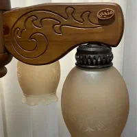 لوستر چوبی چهار شاخه|لوستر و چراغ آویز|بندرعباس, |دیوار