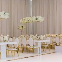 صندلی تالاری رزگل