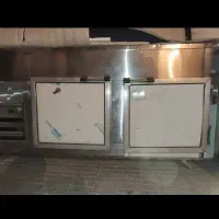 فریزر تاپینگ و یخچال 5 درب ایستاده استیل