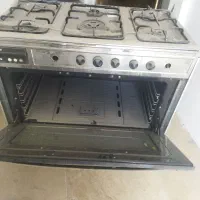 گاز شش شعله دو جوجه گردان استیل اردل طرح ماندانا