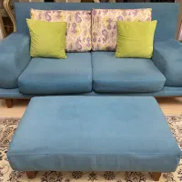 مبل راحتی نیم ست چهار نفره برند یاپراک همراه پاف