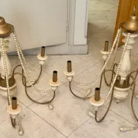 یک جفت لوستر ۶ شاخه