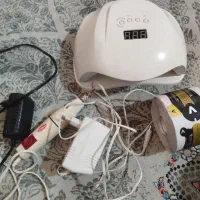 فروش پک کامل کاشت ناخن،سوهان برقی+یووی