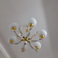 لوستر شش شعله درحدنو|لوستر و چراغ آویز|قم, حقیقت|دیوار