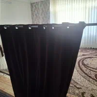 پرده قهوه ای و کرم مخمل|پرده، رانر، رومیزی|تربت جام, نظامی|دیوار