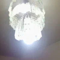 لوستر شیشه ای سالم سالم|لوستر و چراغ آویز|رشت, پیرکلاچای|دیوار