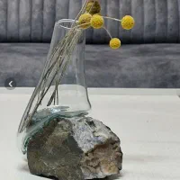 گلدان سنگی و شیشه ای|صنایع دستی و سایر لوازم تزئینی|کلات (خراسان), |دیوار