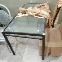 میز شیشه ای