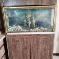 فروش آکواریوم همراه با کمد ام دی اف