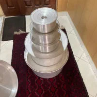 ست کامل قابلمه روحی 8تیکه عروس نو آکبند ضخیم سنگین|ظروف پخت‌وپز|مشهد, هنرستان|دیوار