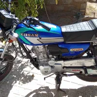 با عرض س ،موتور سیکلت احسان ۱۲۵ در حده خشک