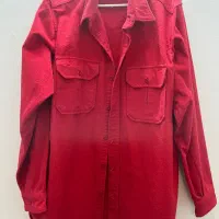 ژاکت کتان پشمی قرمز ۲ جیب