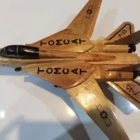 ماکت هواپیما چوبی tomcat F-14 تامکت دستساز
