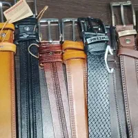 کمربند چرم طبیعی مردانه تک لایه