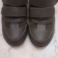 نیم بوت نو یشمی رنگ چسبی،لژ دار ، لژ مخفی،سایز ۳۸|کیف، کفش، کمربند|ری, شهادت|دیوار