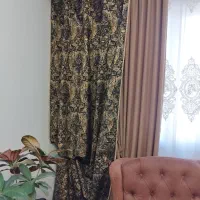 پرده دکور و فلت پشت