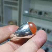 انگشتر فاخر مردونه .نگین کهنه|کلکسیون اشیاء عتیقه|قروه, |دیوار