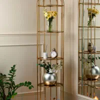 استند و ویترین فلزی|بوفه، ویترین، کنسول|خرم‌آباد, |دیوار