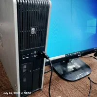 مینی کیس اچ پی با مانیتور ۱۹ الجی