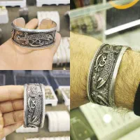 دستبند خلخال نقره ذوالفقار ۳سانتی