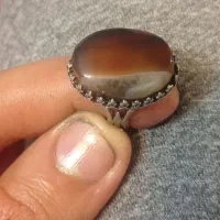 انگشتر نقر جزع حکیمی یمن