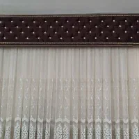 کتیبه مخمل قهوه ای|پرده، رانر، رومیزی|قم, شهر قائم|دیوار