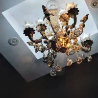 لوستر 8 شاخه 8 ماه گرفتم نو هست|لوستر و چراغ آویز|پردیس, فاز ۳|دیوار