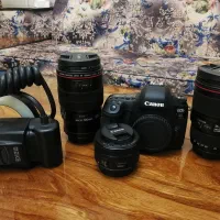 فورش فوری ( دوربین عکاسی+لنز+تجهیزات کامل)|دوربین عکاسی و فیلم‌برداری|فردیس, شهرک هفده شهریور|دیوار