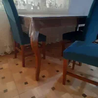 میز ناهار خوری ۸ نفره|میز و صندلی غذاخوری|لشت نشا, |دیوار