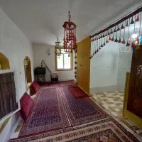 خانه های سنتی داخل باغ روستای وفس