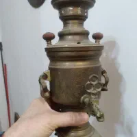 سماور سنگین  ۱ لیتر  نیم  زیبا