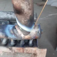 جوشکاری لوله مسی کویلکندانسور و رادیاتور چیلر