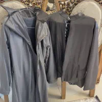 ست کاپشن و پالتو چرم