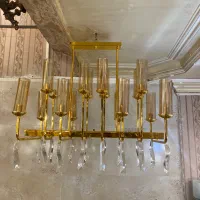 لوستر پروفیلی  دوگلس|لوستر و چراغ آویز|کرج, مصباح|دیوار