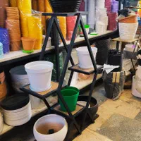 پایه گلدان استند گلدان لوزی طبقات ۷ طبقه pvc|گل و گیاه طبیعی|تهران, شهرک رضویه|دیوار