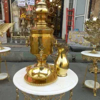 جشنواره یلدای سماورذغالی برنزفروشگاه آنتیک برنجیان