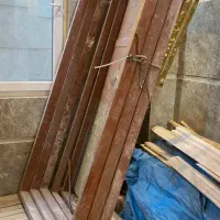 درب دولنگه با چارچوب و فریم ضدسرقت و نبشی|مصالح و تجهیزات ساختمان|قم, چهار مردان|دیوار