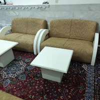 مبل هفت نفره ودوعدد جلو مبلی|مبلمان خانگی و میز عسلی|اردکان, |دیوار