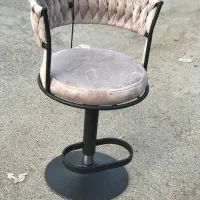 صندلی اپن جکدار بافتی تاج دار