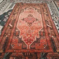 دو تخته فرش دست بافت قدیمی سالم سالم