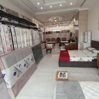 سرویس خواب مدرن MDF هایگلاس ترکیبی طوسی سفید|تخت و سرویس خواب|چمستان, |دیوار